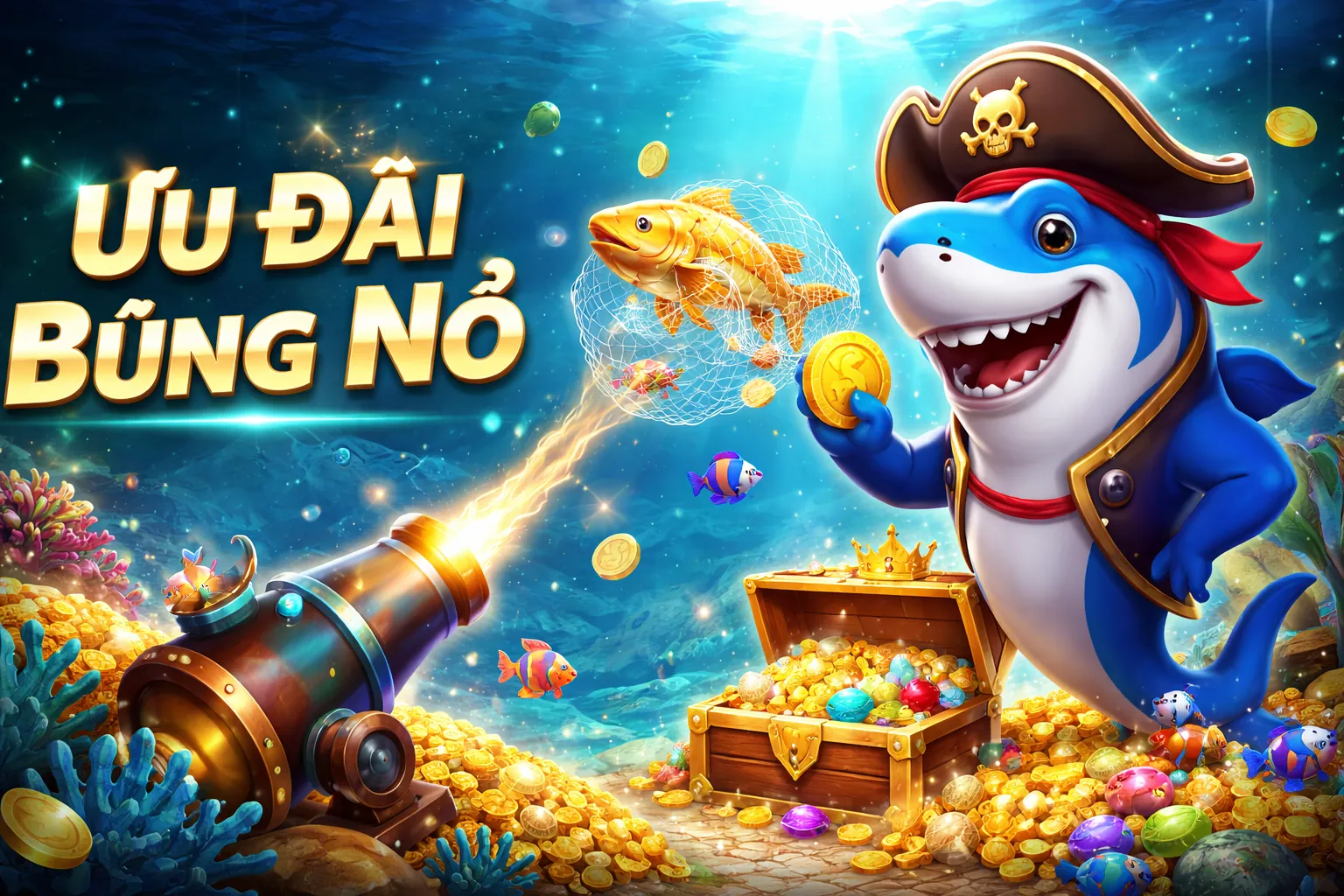 Trải nghiệm Bắn Cá đỉnh cao tại roobet